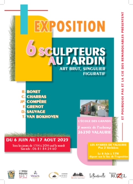 Exposition de sculpture - juin 2025 à Valaurie